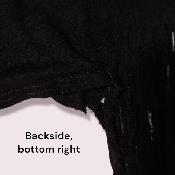 Buttery Soft Black and Gold Moon Dream Catcher Design Shirt - Picture 10 of 10